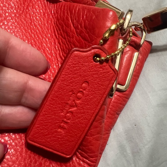 COACH PHOEBE HOBO BAG, HOT ORANGE - Picture 12 of 15
